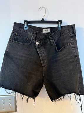 Agolde Washed Black Denim Jeans